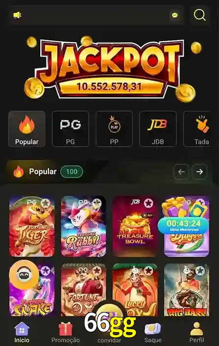 Promoções Especiais no 66gg App